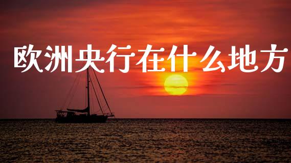 欧洲央行在什么地方_https://wap.sdxiaoxijinshu.com_财经_第1张
