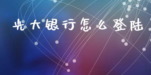 光大银行怎么登陆_https://wap.sdxiaoxijinshu.com_金融_第1张
