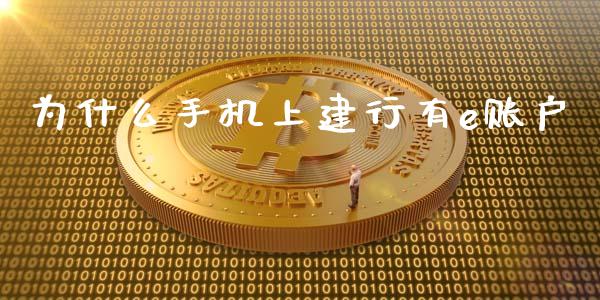 为什么手机上建行有e账户_https://wap.sdxiaoxijinshu.com_理财_第1张