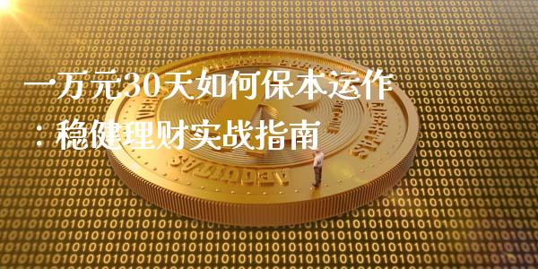 一万元30天如何保本运作：稳健理财实战指南_https://wap.sdxiaoxijinshu.com_财经_第1张