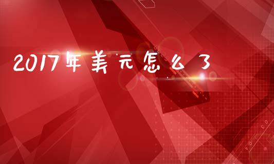 2017年美元怎么了_https://wap.sdxiaoxijinshu.com_财经_第1张