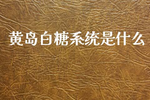 黄岛白糖系统是什么_理财_第1张_金融万问站 黄岛白糖系统是什么_https://wap.sdxiaoxijinshu.com_理财_第1张
