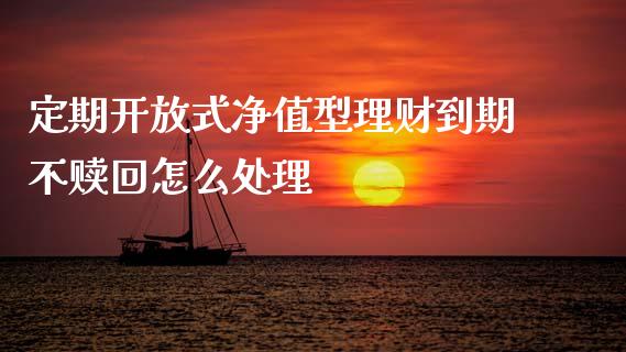 定期开放式净值型理财到期不赎回怎么处理_https://wap.sdxiaoxijinshu.com_金融_第1张