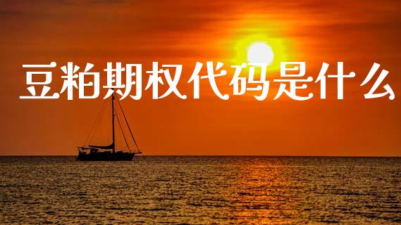 豆粕期权代码是什么_金融_第1张_金融万问站 豆粕期权代码是什么_https://wap.sdxiaoxijinshu.com_金融_第1张