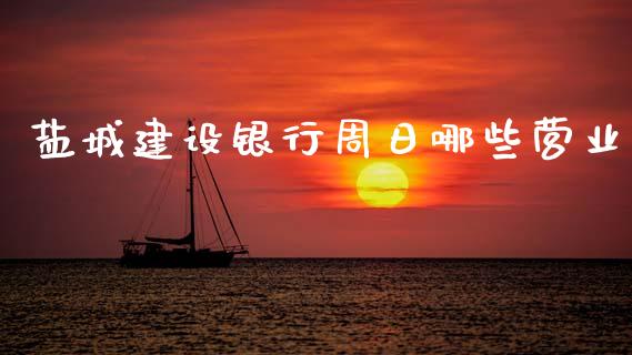 盐城建设银行周日哪些营业_https://wap.sdxiaoxijinshu.com_理财_第1张