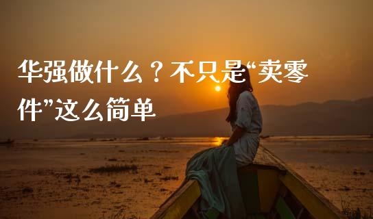 华强做什么？不只是“卖零件”这么简单_https://wap.sdxiaoxijinshu.com_理财_第1张