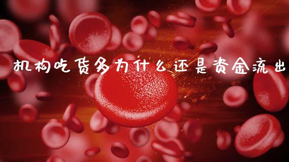 机构吃货多为什么还是资金流出_https://wap.sdxiaoxijinshu.com_期货_第1张