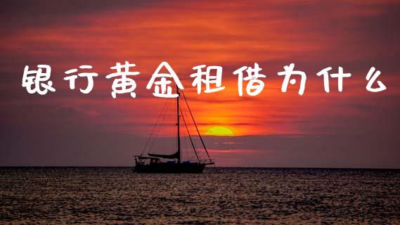 银行黄金租借为什么_https://wap.sdxiaoxijinshu.com_理财_第1张