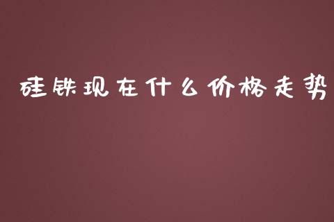 硅铁现在什么价格走势_https://wap.sdxiaoxijinshu.com_期货_第1张