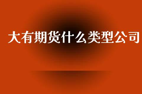 大有期货什么类型公司_https://wap.sdxiaoxijinshu.com_期货_第1张