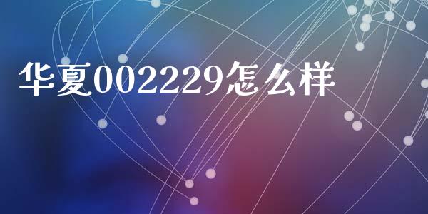 华夏002229怎么样_https://wap.sdxiaoxijinshu.com_金融_第1张