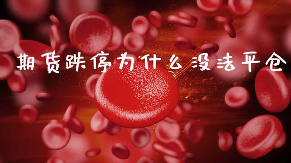 期货跌停为什么没法平仓_https://wap.sdxiaoxijinshu.com_期货_第1张