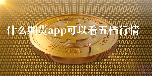什么期货app可以看五档行情_https://wap.sdxiaoxijinshu.com_金融_第1张