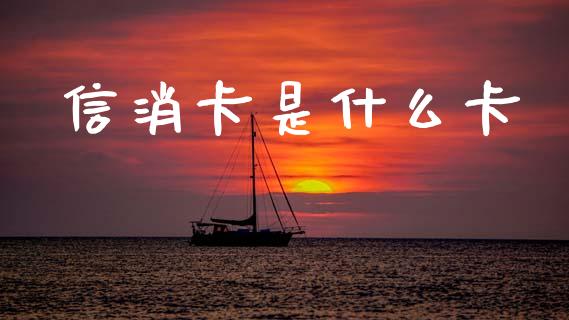 信消卡是什么卡_https://wap.sdxiaoxijinshu.com_金融_第1张
