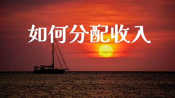 如何分配收入_https://wap.sdxiaoxijinshu.com_财经_第1张