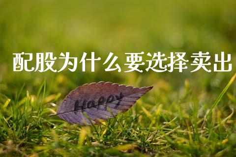 配股为什么要选择卖出_https://wap.sdxiaoxijinshu.com_理财_第1张