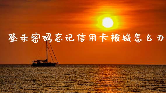 登录密码忘记信用卡被锁怎么办_https://wap.sdxiaoxijinshu.com_金融_第1张