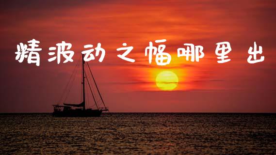 精波动之幅哪里出_https://wap.sdxiaoxijinshu.com_金融_第1张