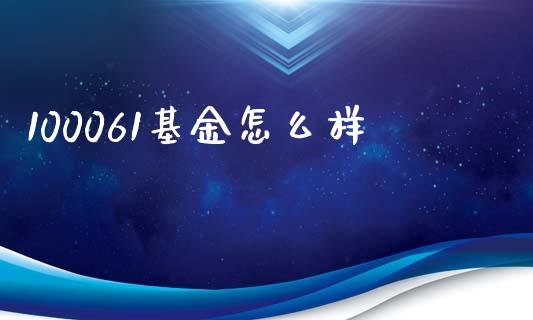 100061基金怎么样_https://wap.sdxiaoxijinshu.com_理财_第1张