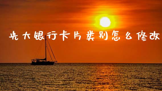 光大银行卡片类别怎么修改_https://wap.sdxiaoxijinshu.com_金融_第1张