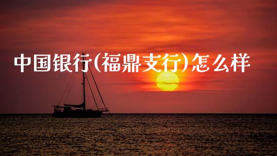 中国银行(福鼎支行)怎么样_https://wap.sdxiaoxijinshu.com_理财_第1张