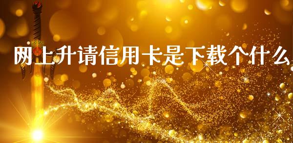 网上升请信用卡是下载个什么_https://wap.sdxiaoxijinshu.com_金融_第1张