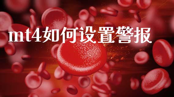 mt4如何设置警报_https://wap.sdxiaoxijinshu.com_财经_第1张