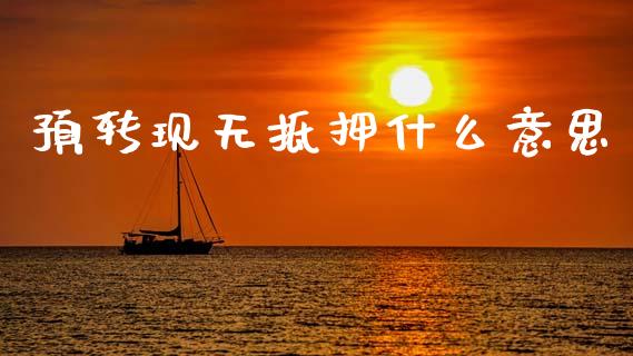 预转现无抵押什么意思_https://wap.sdxiaoxijinshu.com_理财_第1张