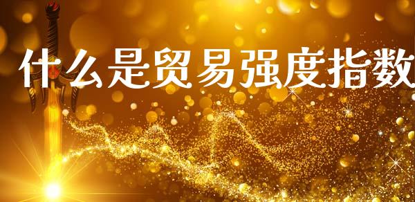 什么是贸易强度指数_https://wap.sdxiaoxijinshu.com_期货_第1张