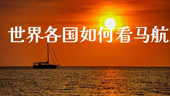 世界各国如何看马航_https://wap.sdxiaoxijinshu.com_理财_第1张