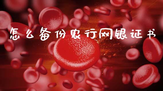 怎么备份农行网银证书_https://wap.sdxiaoxijinshu.com_金融_第1张