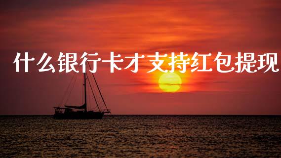 什么银行卡才支持红包提现_https://wap.sdxiaoxijinshu.com_期货_第1张