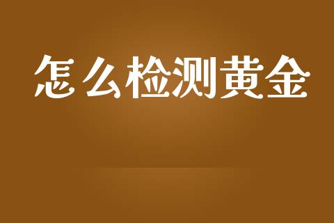 怎么检测黄金_https://wap.sdxiaoxijinshu.com_金融_第1张