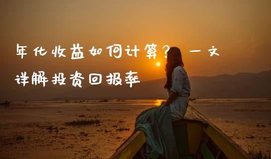 年化收益如何计算？ 一文详解投资回报率_https://wap.sdxiaoxijinshu.com_金融_第1张