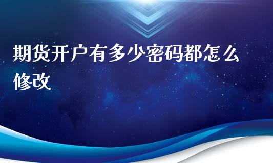 期货开户有多少密码都怎么修改_https://wap.sdxiaoxijinshu.com_期货_第1张