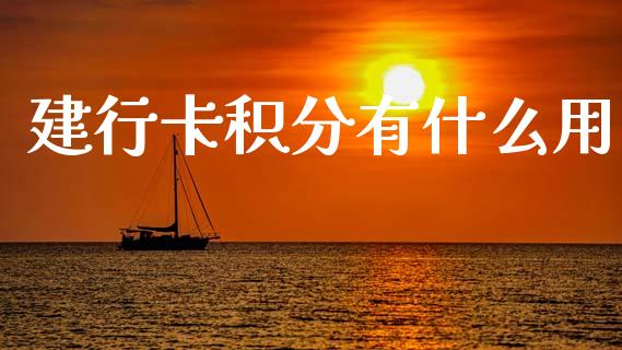 建行卡积分有什么用_https://wap.sdxiaoxijinshu.com_金融_第1张