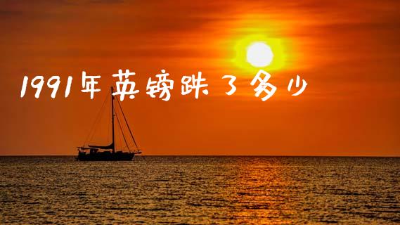 1991年英镑跌了多少_https://wap.sdxiaoxijinshu.com_财经_第1张