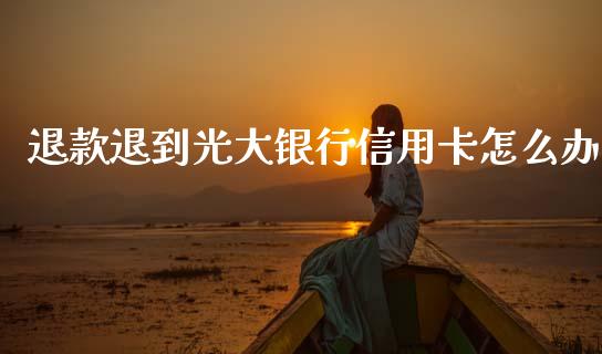 退款退到光大银行信用卡怎么办_https://wap.sdxiaoxijinshu.com_金融_第1张