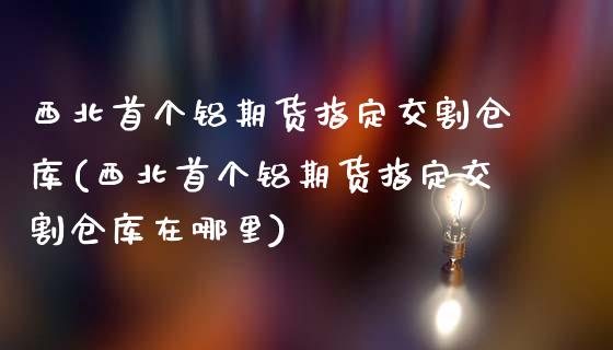 西北首个铝期货指定交割仓库(西北首个铝期货指定交割仓库在哪里)_https://wap.sdxiaoxijinshu.com_金融_第1张