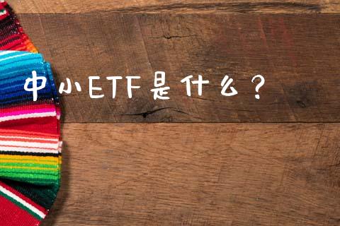 中小ETF是什么？_https://wap.sdxiaoxijinshu.com_财经_第1张