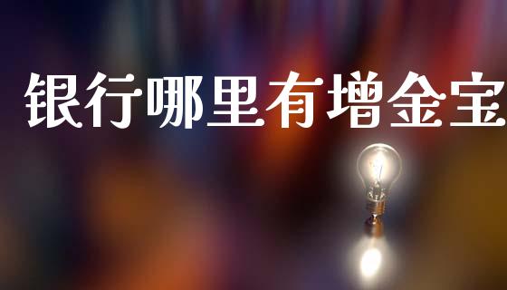 银行哪里有增金宝_https://wap.sdxiaoxijinshu.com_理财_第1张