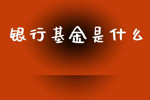 银行基金是什么_https://wap.sdxiaoxijinshu.com_金融_第1张