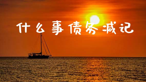什么事债务减记_https://wap.sdxiaoxijinshu.com_财经_第1张