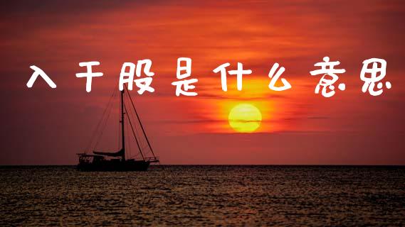 入干股是什么意思_https://wap.sdxiaoxijinshu.com_理财_第1张