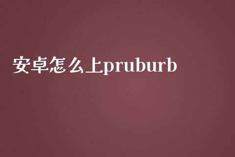 安卓怎么上pruburb_https://wap.sdxiaoxijinshu.com_期货_第1张