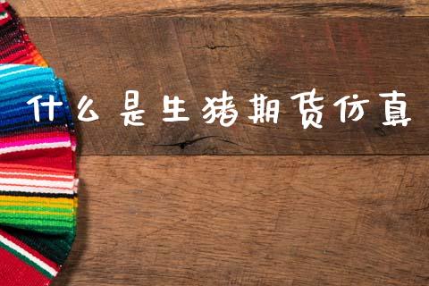 什么是生猪期货仿真_https://wap.sdxiaoxijinshu.com_理财_第1张