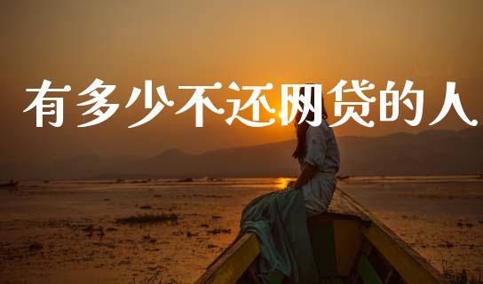 有多少不还网贷的人_https://wap.sdxiaoxijinshu.com_理财_第1张