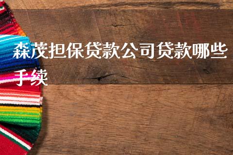 森茂担保贷款公司贷款哪些手续_https://wap.sdxiaoxijinshu.com_理财_第1张