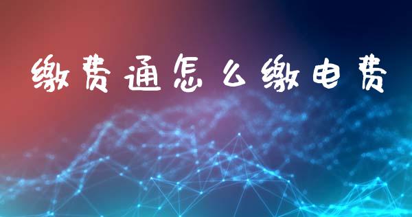 缴费通怎么缴电费_https://wap.sdxiaoxijinshu.com_理财_第1张