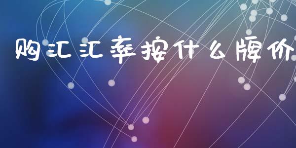 购汇汇率按什么牌价_https://wap.sdxiaoxijinshu.com_财经_第1张